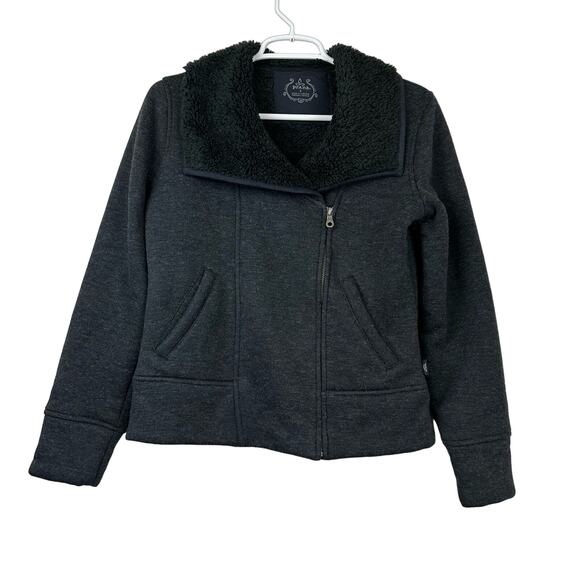 Prana Grace Jacket Women's Charcoal Gray Full Zip Small - Picture 2 of 8